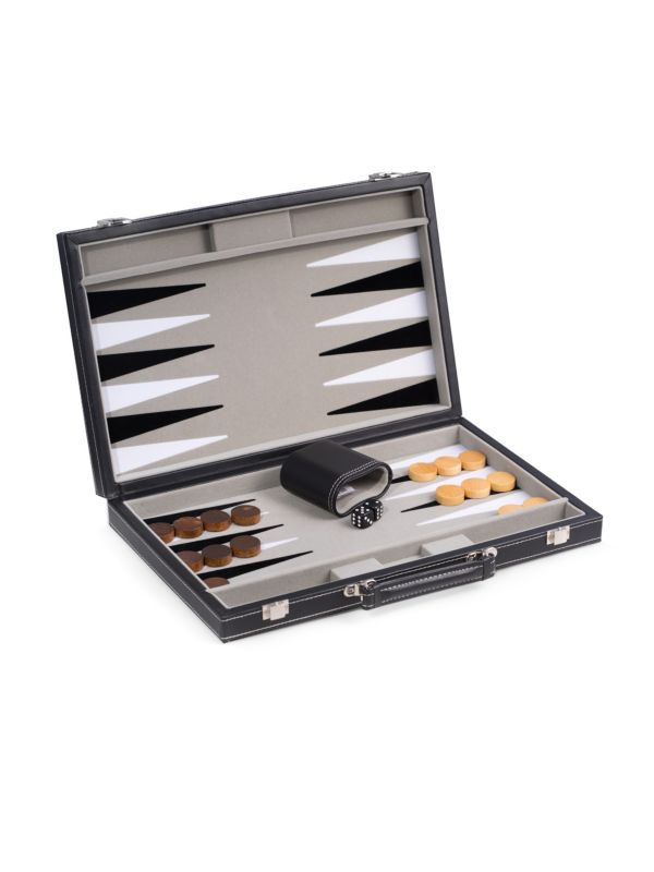 Bey-Berk Lacquered Backgammon Set